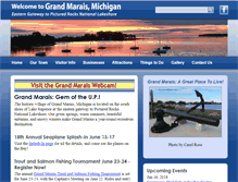 Tablet Screenshot of grandmaraismichigan.com